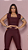 Calça Montaria Modeladora Skinny 3 Cós Compressores no Tecido de Poliamida - Marsala - Imagem 1