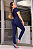 Calça Montaria Skinny Tradicional Tecido Poliamida Premium - AZUL MARINHO - Imagem 5