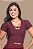 Blusa Safira Tecido de Poliamida - Marsala - Imagem 1