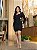 Vestido Luxus Tecido Montaria - Preto - Imagem 1