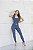Calça Montaria Skinny Tradicional Tecido Poliamida Premium - AZUL CÉU - Imagem 1