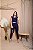 Calça Skinny com Cinto - AZUL MARINHO - Imagem 1