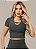 Blusa Safira Tecido de Poliamida - VERDE MILITAR - Imagem 1