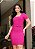 Vestido TUBINHO Tecido Montaria - ROSA PINK - Imagem 1