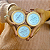 Trio de Velas Aromáticas – Bambu & Alecrim, Maçã & Canela e Chá Branco (90g cada) - Imagem 1