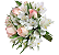 Buquê de Noiva com Asltromelias Brancas e Rosas Cor de Rosa - Imagem 1
