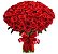 Bello Buquê Com 100 Rosas - Imagem 1