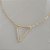 Colar Triângulo - Ouro - Imagem 1
