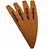 LIXA MARROM BOOMERANG 100/180 HONEY GIRL - Imagem 1