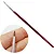 Pincel Fine Line p/ Acabemento 000 Cor Vinho Helen Color - Imagem 1
