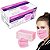 Máscara Descartável Rosa Facial Tripla Elástico C/50 Inoven - Imagem 1