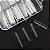 Tips Curvatura C 100unidades Transparente DAFU - Imagem 1