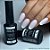 Kit Francesinha Brilia Nails 2 Itens Esmalte Em Gel Renda Branco UV LED - Imagem 3