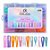 Molde Dual Form Bella Rosa 288 Tips 12 Tamanhos Para Alongamento De Unhas Gel Acrigel - Imagem 1