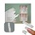 Molde De Unhas Sanduíche MR Nail Reutilizável Para Alongamento Gel Polygel Variação:BW103 - Imagem 1