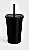 Copo Acrílico Usual Drink 400ml com Tampa e Canudo - Imagem 4
