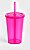 Copo Acrílico Usual Drink 400ml com Tampa e Canudo - Imagem 3