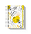 Caderno A5: Tropical Amarelo - Imagem 1