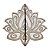 FLOR DE LOTUS COM ABA E FURO 3D - Imagem 3