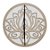 FLOR DE LOTUS NO ARO COM ABA E FURO 3D - Imagem 3