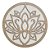 FLOR DE LOTUS SIMPLES NO ARO - Imagem 1