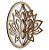 FLOR DE LOTUS NO ARO E ABA 3D - Imagem 1