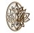 FLOR DE LOTUS NO ARO COM ABA E FURO 3D - Imagem 1