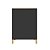 Cavalete Calçada Cardápio Lousa Preta 70x50cm Moldura Natural Gv Office - Imagem 4