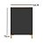 Cavalete Calçada Cardápio Lousa Preta 70x50cm Moldura Natural Gv Office - Imagem 5