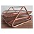 Caixa de Correspondência Organizador de Mesa Dupla Metal Rose Gold - Imagem 4