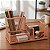 Porta Caneta  Porta Clips Lembrete Rose Gold 3 Divisórias Organizador de mesa GV Office - Imagem 4