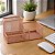 Porta Caneta  Porta Clips Lembrete Rose Gold 3 Divisórias Organizador de mesa GV Office - Imagem 6