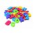 Brinquedo Educativo Pedagógico, Letras e Números, Alfanumérico, EVA, Colorido, 36 Peças - Imagem 2