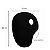 Paleta para Pintura Oval Preta 30x21cm Ergonômica para Artistas Gv Office - Imagem 4