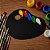 Paleta para Pintura Oval Preta 30x21cm Ergonômica para Artistas Gv Office - Imagem 6