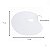 Paleta de Pintura Branca Ergonômica com Apoio de Mão Leve Resistente Pequena MDF 21x17 cm Gv Office - Imagem 2