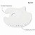 Paleta para Pintura Ergonômica Gôde Oval Grande Branco 39x27 cm Gv Office - Imagem 5