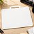 Prancheta para Desenho Portátil A4 com Alça MDF Branco 35x25 cm - Gv Office - Imagem 5