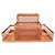Porta Lápis, Caneta, Clips, Lembrete, Aramado, Rose Gold, 4 Div - Imagem 3