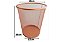 Lixeira Redonda Metal Aramado 12L Rose Gold - Imagem 2