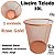 Lixeira Redonda Metal Aramado 10L Rose Gold - Imagem 1