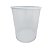 Lixeira para Escritorio, Cesto de Lixo, Metal Aramado 12 Litros Branca Gv Office - Imagem 1