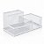 Porta Caneta Organizador de Mesa Branco 3 Divisórias Gv Office - Imagem 3