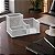 Porta Caneta Organizador de Mesa Branco 3 Divisórias Gv Office - Imagem 9