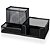 Porta Lapís, Caneta, Clips, Lembrete, Aramado, Preto, GV Office, 67674 - Imagem 1