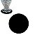 Porta Copo Bolacha MDF Preto 9 cm 3 mm Base p/ Caneca Embalagem c/ 10 Unidades - Imagem 1