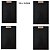 Prancheta A4 Lousa Portátil Oficio MDF Preto c/ Prendedor Kit 4 Unidades Gv Office - Imagem 9