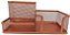 Kit para Escritorio Porta Caneta Lixeira de Escritorio Rose Gold Kit - Imagem 4