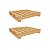 Pallet de Madeira Pinus 50x50x9 cm Kit c/ 2 Unidades Gv Office - Imagem 6