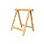 Cavalete de Madeira Pinus p/ Bancada 80x80 cm c/ 2 Unids Gv Office - Imagem 1